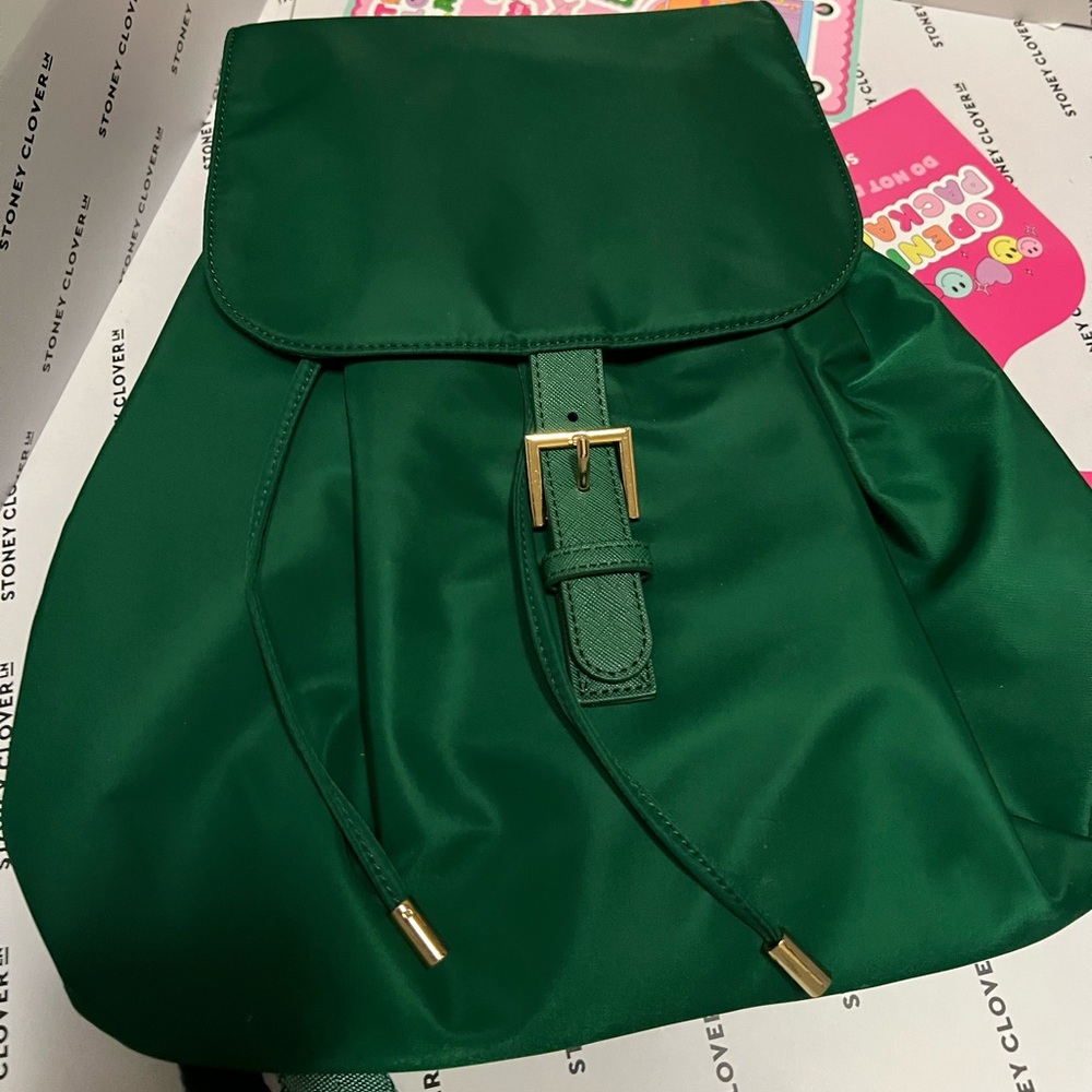 Stoney clover Lane Emerald flap backpack EUC